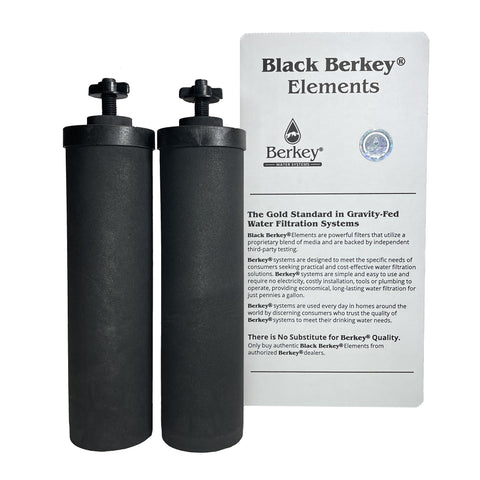 Black Berkey Purification Elements , Black Berkey Filters , Berkey Water Filters , BB9-2, 94922528292