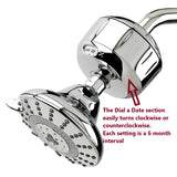 Sprite Slim-Line 3 Shower Filter w/ 7 Setting Shower Head - Choice Water Filters