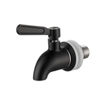 Stainless Steel Spigot for Berkey, British Berkefeld - Black Finish